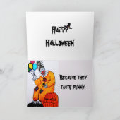HALLOWEEN MONSTERS ETEN GEEN CLOWNS KAART (Binnen)