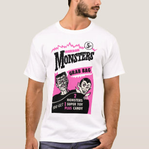  Halloween Monsters Grab Bag T-shirt
