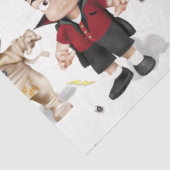 Halloween Monsters Kinderen Verjaardag Tissuepapier (Detail)