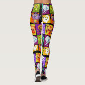 halloween monsters leggings (Achterkant)