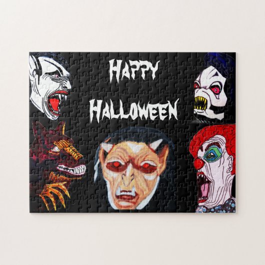 HALLOWEEN MONSTERS LEGPUZZEL (Horizontaal)