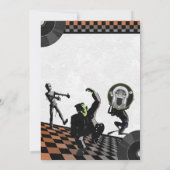 Halloween Monsters Monster Bash Verkleedfeest Kaart (Achterkant)