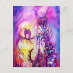 HALLOWEEN MONSTERS/ORK WAR Fantasy Briefkaart