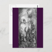 HALLOWEEN MONSTERS/ORK WAR Fantasy Briefkaart (Voorkant / Achterkant)