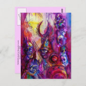 HALLOWEEN MONSTERS/ORK WAR Fantasy Briefkaart (Voorkant / Achterkant)