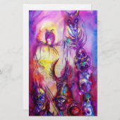 HALLOWEEN MONSTERS/ORK WAR Fantasy Briefpapier (Voorkant / Achterkant)