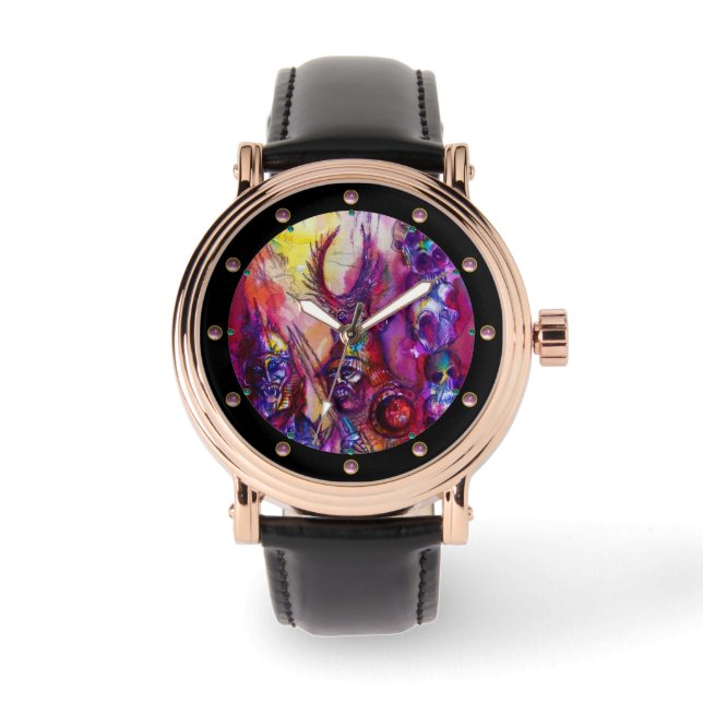 HALLOWEEN MONSTERS/ORK WAR Fantasy Horloge (Voorkant)