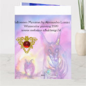 HALLOWEEN MONSTERS/ORK WAR Fantasy Kaart (Achterkant)