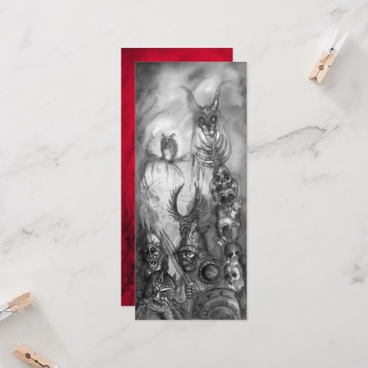 HALLOWEEN MONSTERS/ORK WAR Fantasy Kaart (Voorkant / Achterkant in situ)