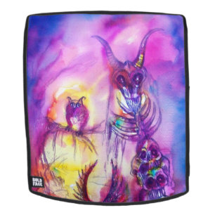 HALLOWEEN MONSTERS/ORK WAR Paarse Fantasy Rugtassen