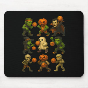 Halloween Monsters Spelen Sketel Grappig Kostuum Muismat