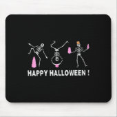 Halloween Montessori Teacher Skeleton Dancing Educ Muismat (Voorkant)