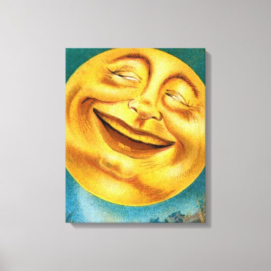 Halloween Moon Canvas Afdruk (Voorkant)