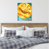 Halloween Moon Canvas Afdruk (Insitu (Slaapkamer))