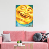 Halloween Moon Canvas Afdruk (Insitu (Woonkamer))