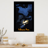 Halloween Moon Poster (Keuken)