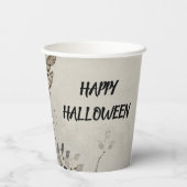  Halloween Moonlight Spooky Owl Papieren Bekers (Achterkant)