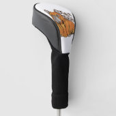 Halloween mops golfheadcover (Schuin)