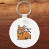 Halloween mops sleutelhanger (Voorkant)