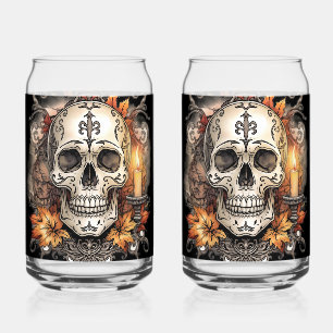 Halloween, Motif Crâne, Calavera à la Lumière des