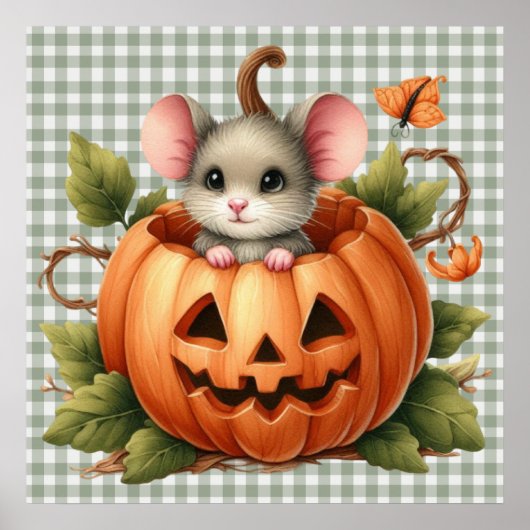 Halloween Mouse Poster (Voorkant)