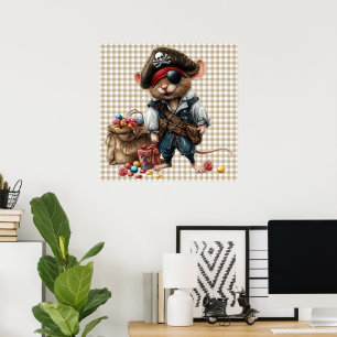 Halloween Mouse Poster