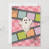 Halloween Movie Night Girl Birthday Invitation (Dos)