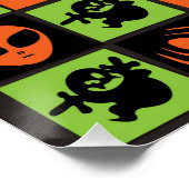 Halloween mozaïek perfect poster (Hoek)