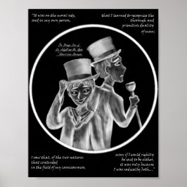 Halloween Mr. Hyde and Dr. Jekyll Gothic Art Print