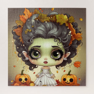 Halloween Ms. Frankenstein Legpuzzel