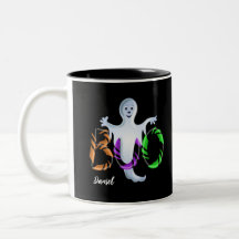 Halloween Mug 3D bonbon BOO fantôme