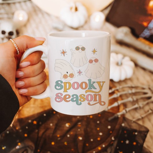 Halloween Mug Retro Cute Ghost Éffrayante saison M