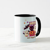 Halloween Mug, This is a mug for cat lovers (Devant droit)