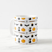 Halloween mugs with a cat theme (Devant gauche)