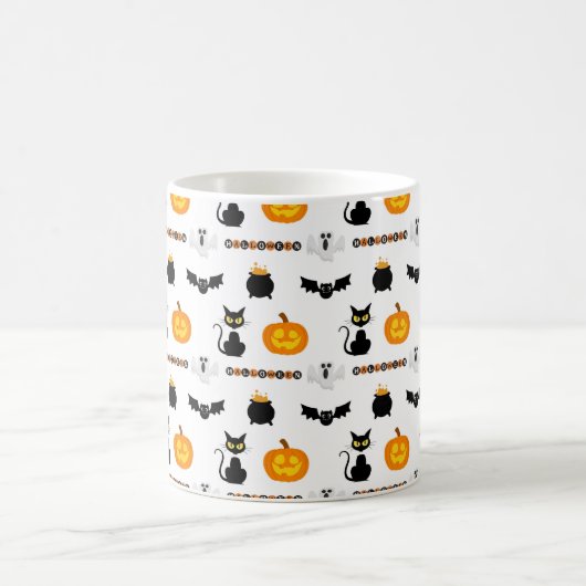 Halloween mugs with a cat theme (Centre)
