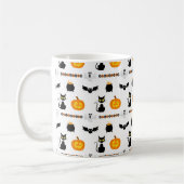 Halloween mugs with a cat theme (Gauche)
