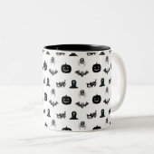 Halloween mugs with a cat theme (Devant droit)