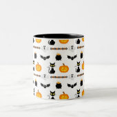 Halloween mugs with a cat theme (Centre)