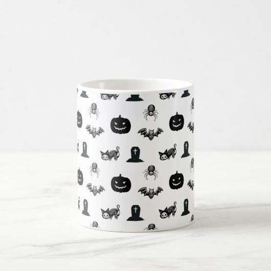 Halloween mugs with a cat theme (Centre)