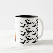 Halloween mugs with a cat theme (Devant droit)