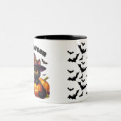 Halloween mugs with a cat theme (Centre)