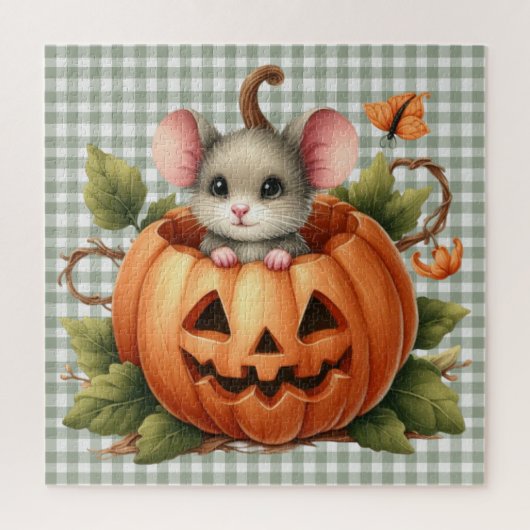 Halloween Muizenpuzzel Legpuzzel (Verticaal)