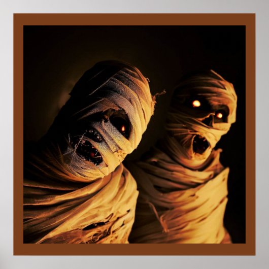 Halloween - Mummies 1 Poster (Voorkant)