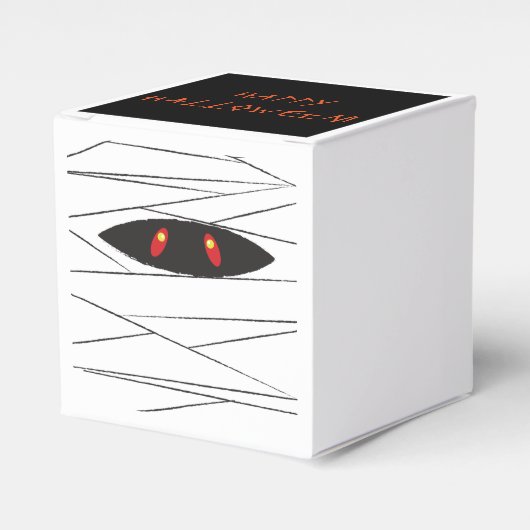 Halloween Mummy Bedankdoosjes (Voorkant Zijde)