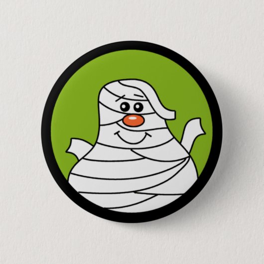 Halloween Mummy Button (Voorkant)