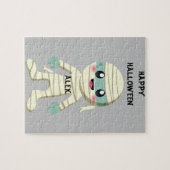HALLOWEEN "MUMMY" ENFANTS PUZZLE PERSONNALISÉ. (Horizontal)