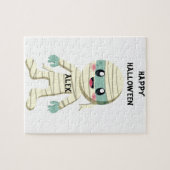 HALLOWEEN "MUMMY" ENFANTS PUZZLE PERSONNALISÉ. (Horizontal)