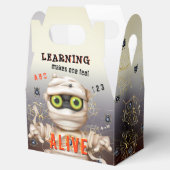 Halloween Mummy Kinder Educatief Bedankdoosjes (Geopend)