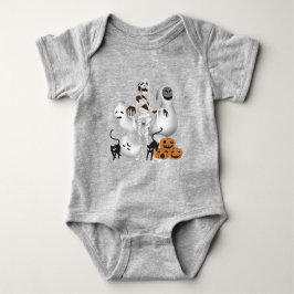 Halloween Mummy met Kitty Cats en Ghost Romper