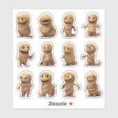 Halloween Mummy Stickers (Vel)